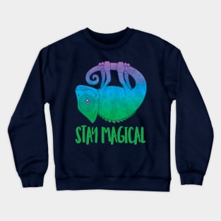 Stay Magical Levitating Chameleon Crewneck Sweatshirt